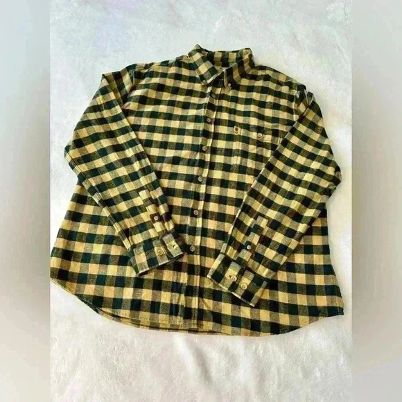 Buffalo JacksonTrading Co. Long Sleeve Plaid Flannel Button Down Shirt Size XL - Picture 2 of 6